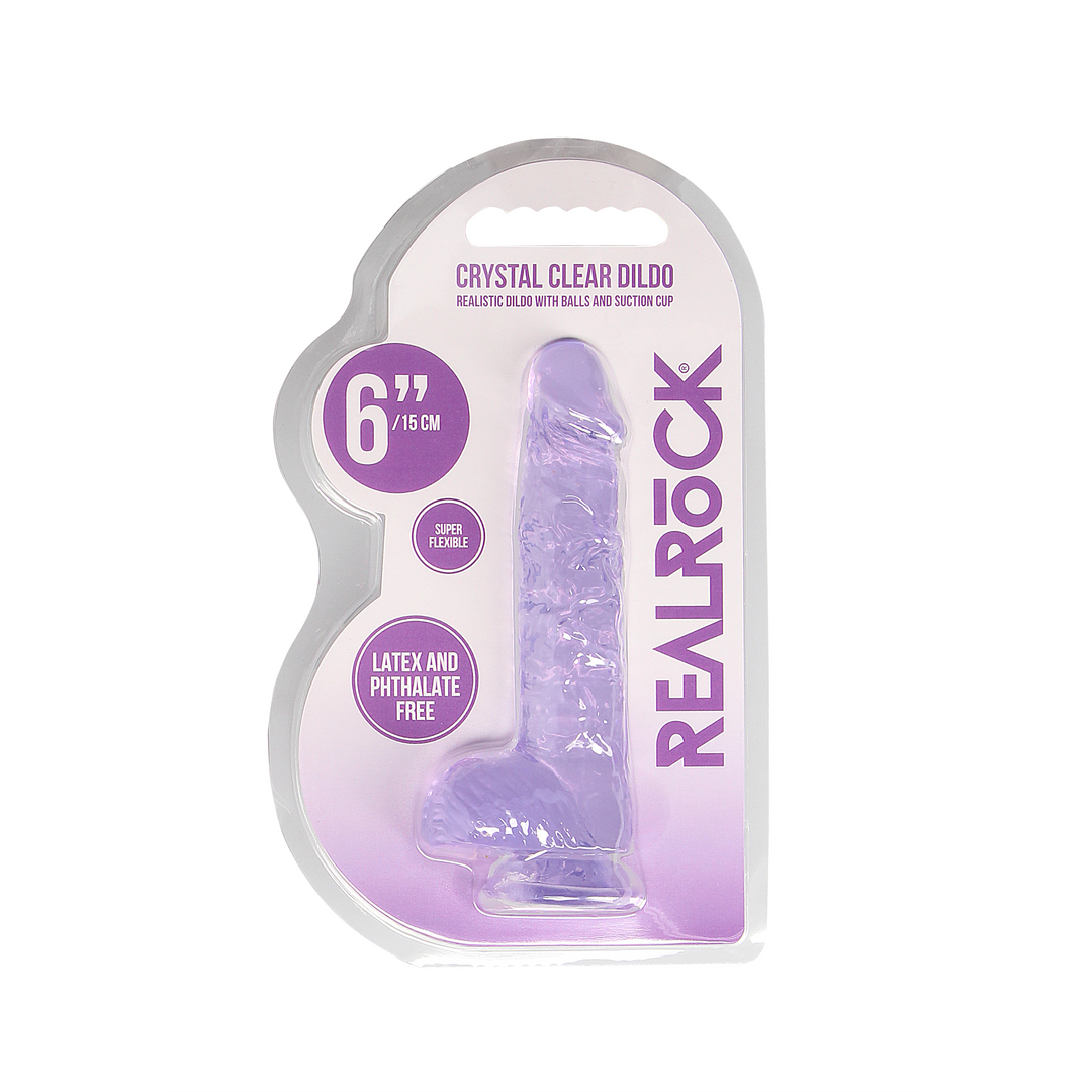 Realistischer Dildo mit Balls - 6 / 15 cm