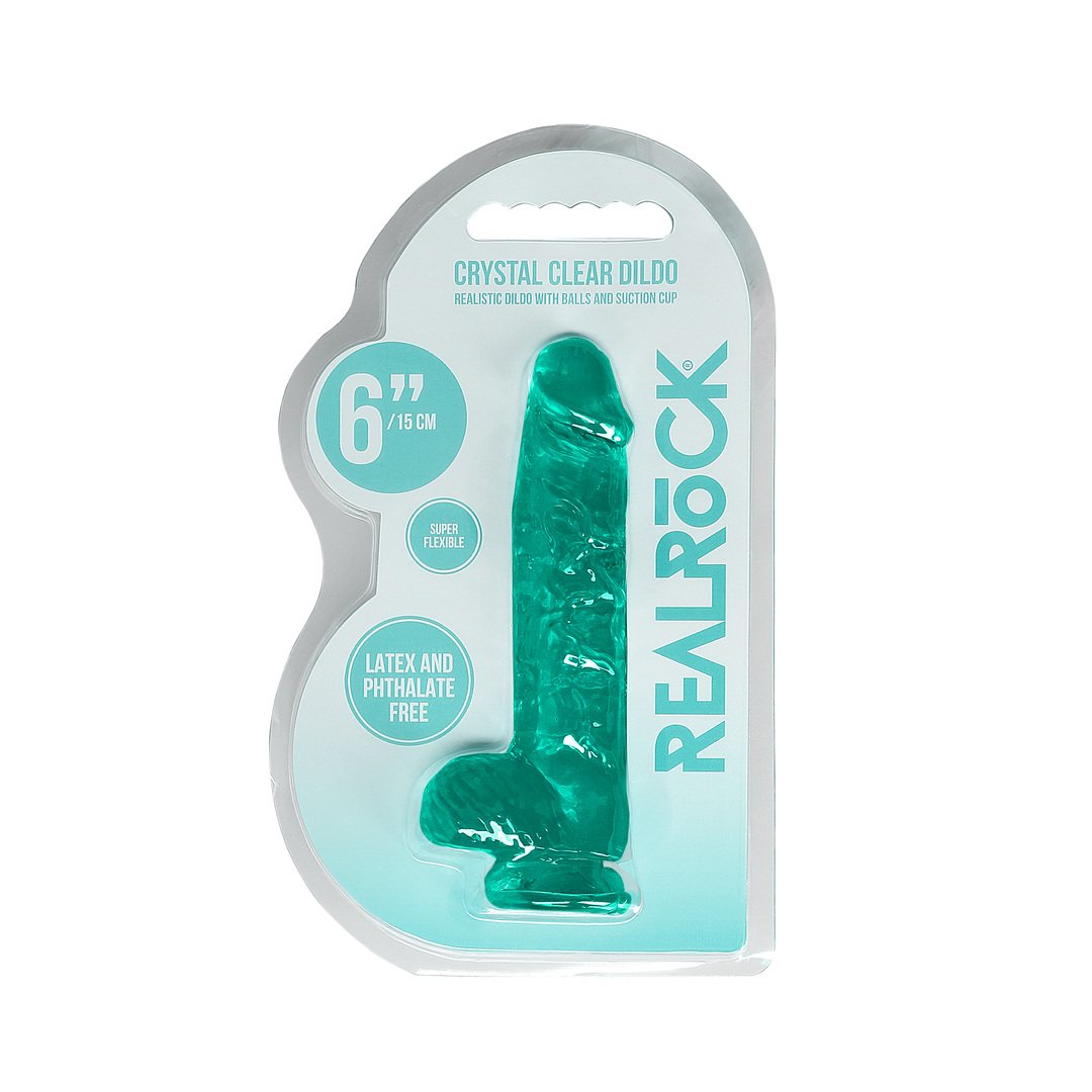 Realistischer Dildo mit Balls - 6 / 15 cm
