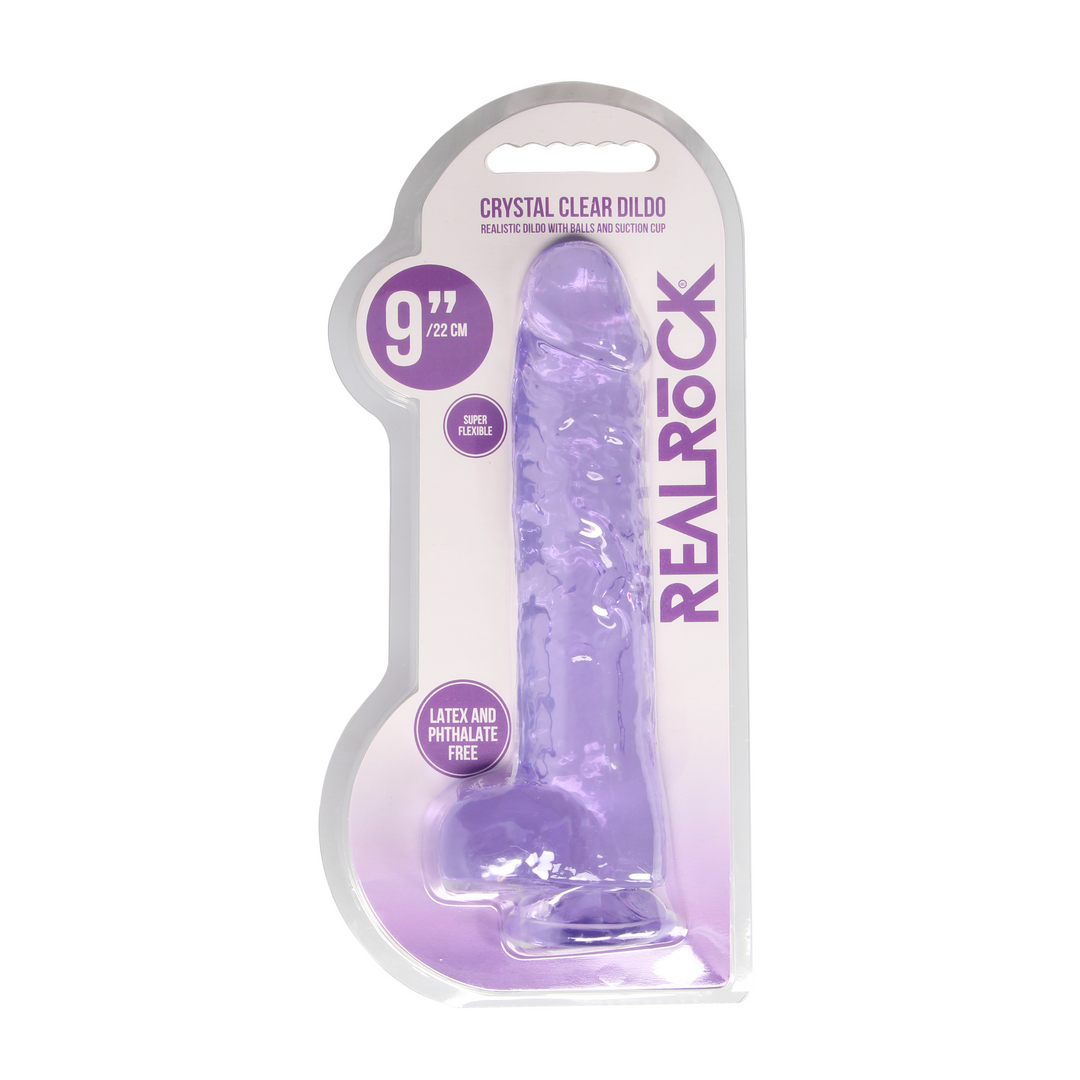 Realistischer Dildo mit Balls - 9 / 23 cm