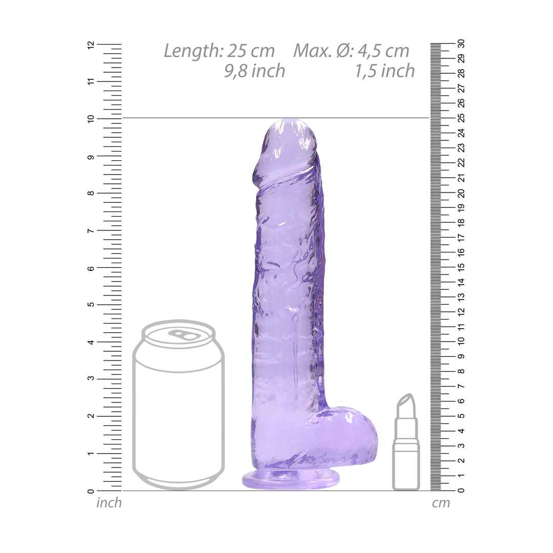 Realistischer Dildo mit Balls - 9 / 23 cm