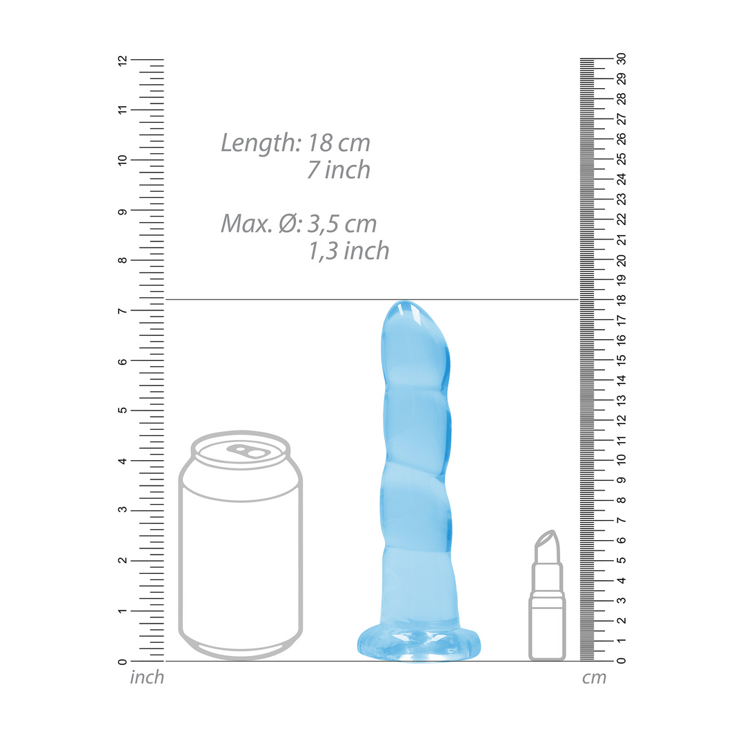 Nicht-realistischer Dildo mit Saugfuß - 7 / 17 cm