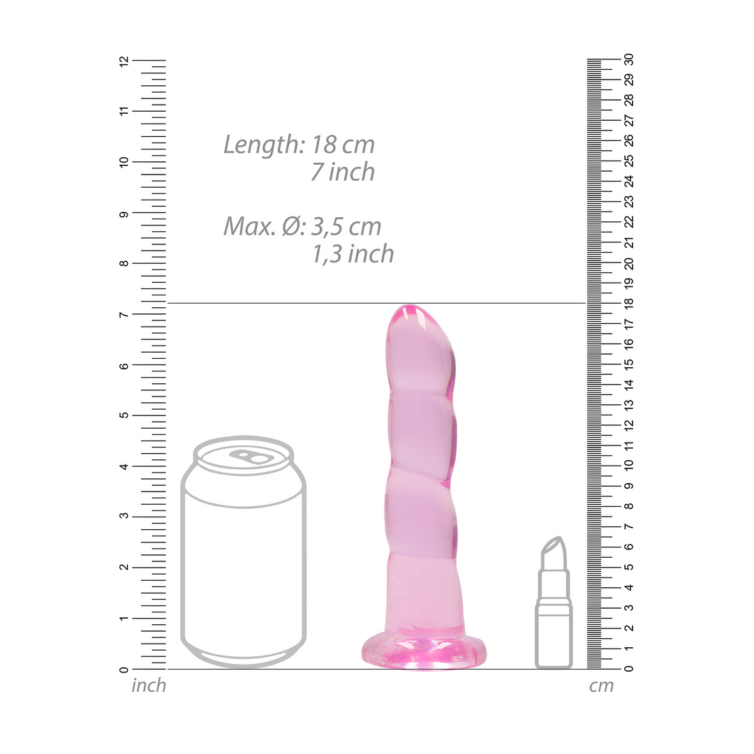 Nicht-realistischer Dildo mit Saugnapf - 7 / 17 cm