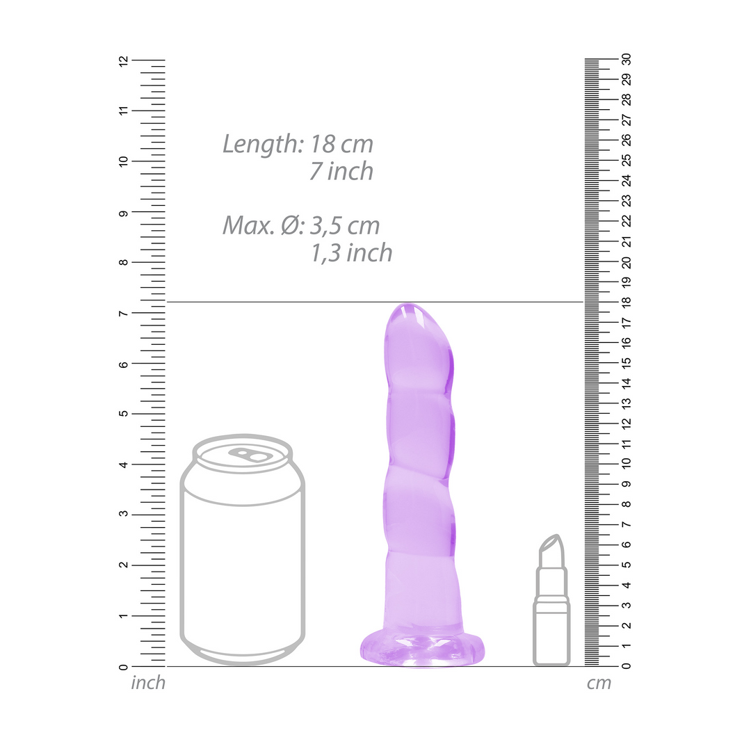 Nicht-realistische Dildo mit Saugnapf - 7 / 17 cm