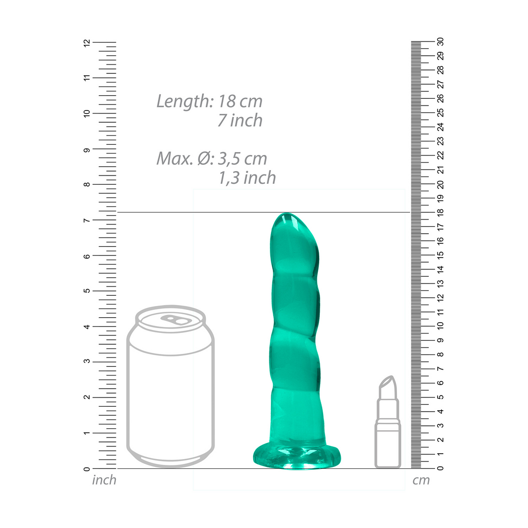 Nicht-realistisch Dildo mit Saugnapf - 7 / 17 cm