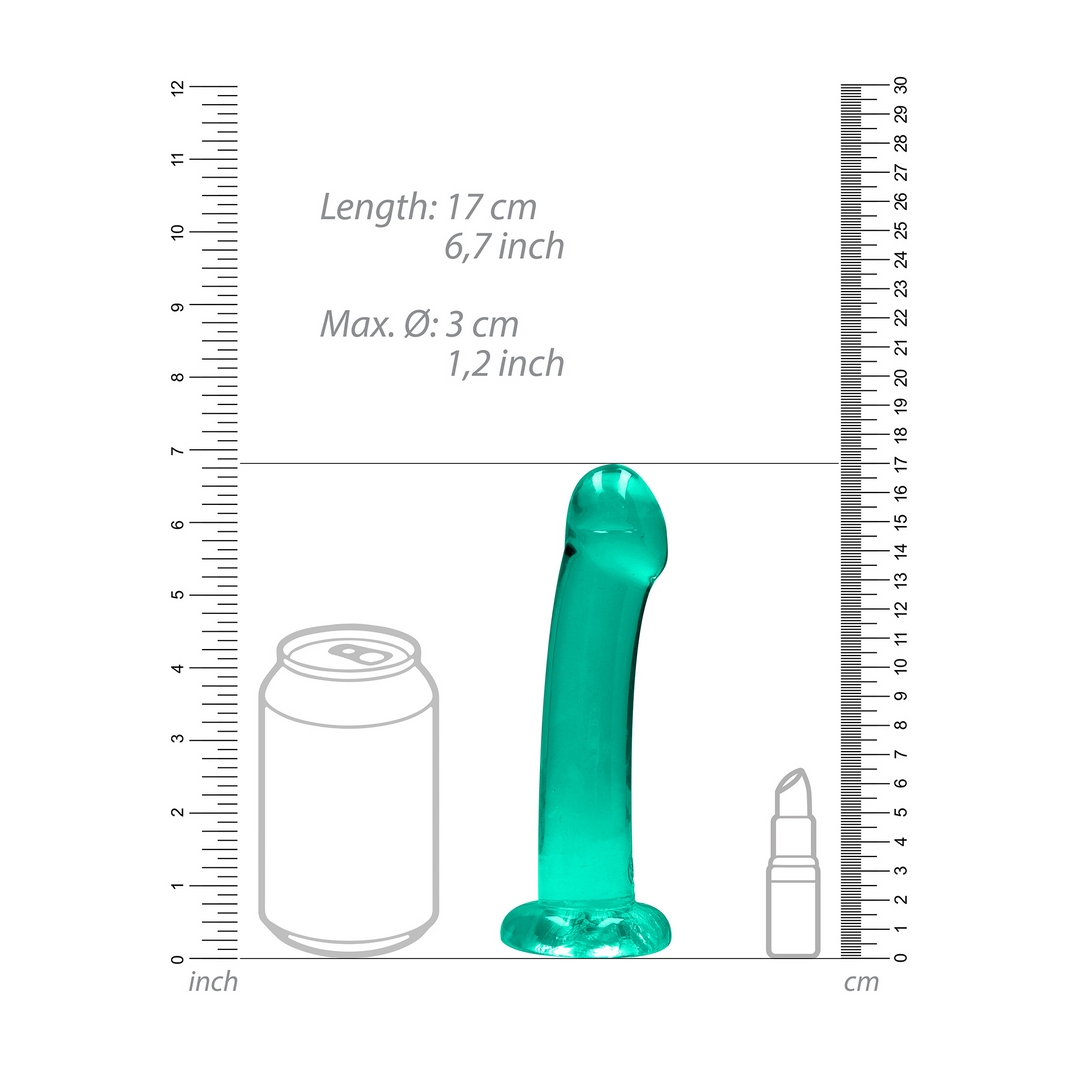 Nicht-realistischer Dildo mit Saugfuß - 7 / 17 cm