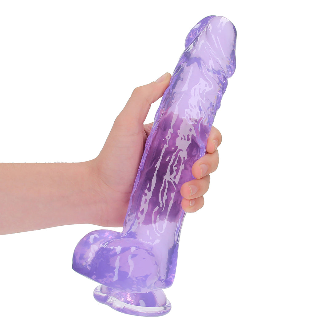 Realistischer Dildo mit Balls - 10 / 25,4 cm