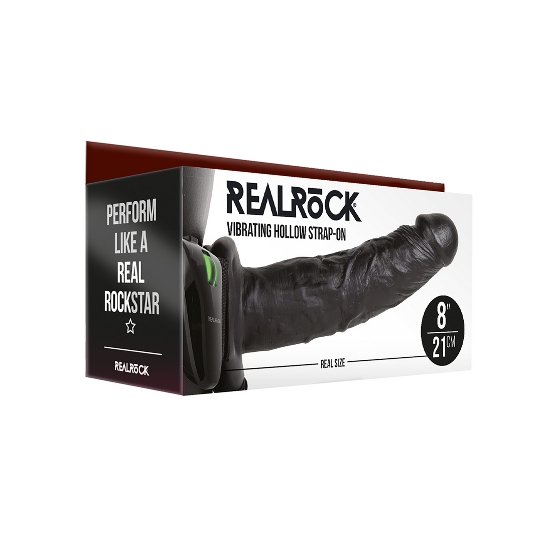 Vibrierender Hohes Strap-On ohne Balls - 8 / 20,5 cm