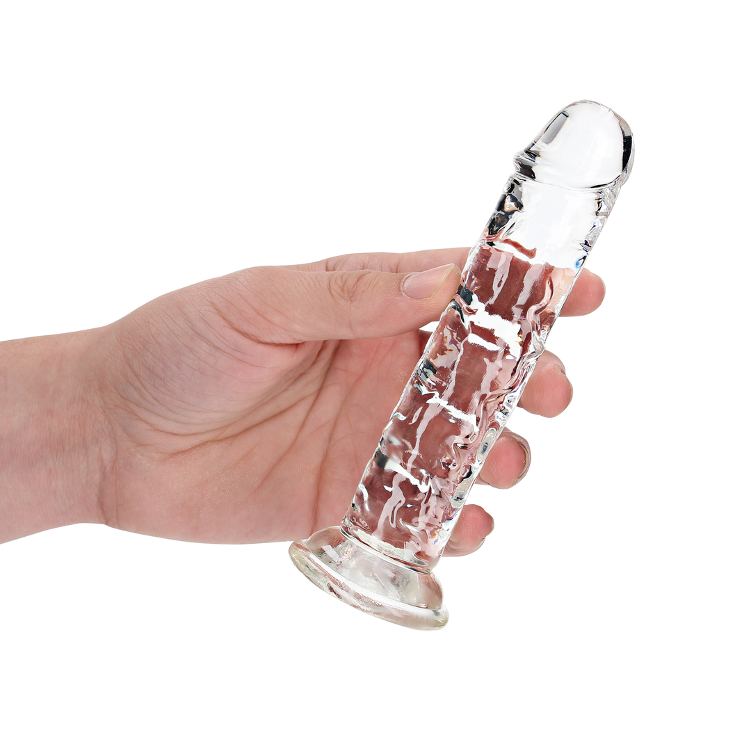 Gerader realistischer Dildo mit Saugnapf - 6'' / 14,5