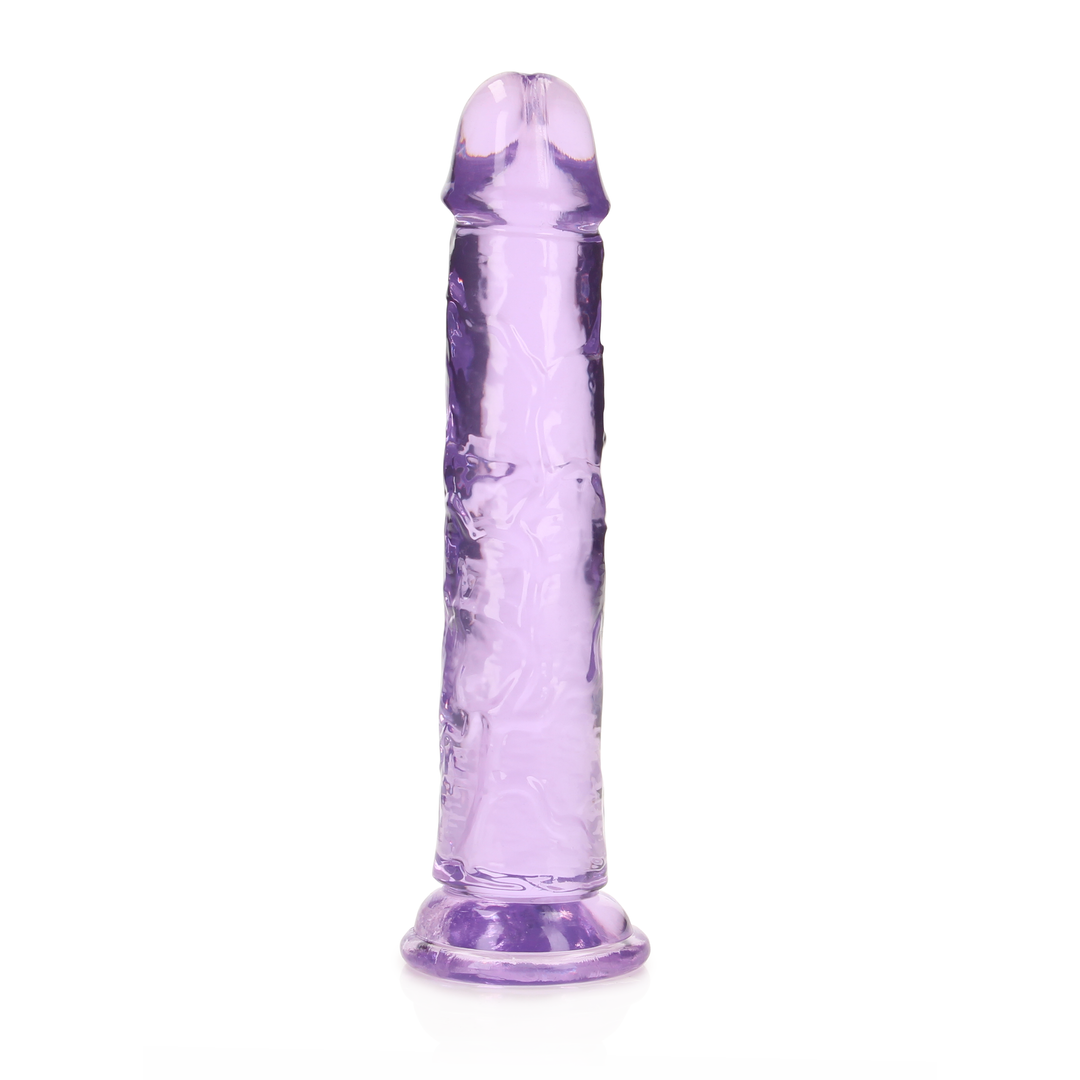 Gerader realistischer Dildo mit Saugfuß - 7'' / 18