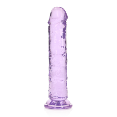 Gerader realistischer Dildo mit Saugfuß - 7'' / 18