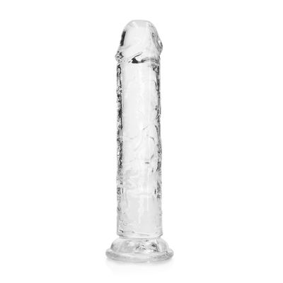 Gerader realistischer Dildo mit Saugnapf - 7'' / 18