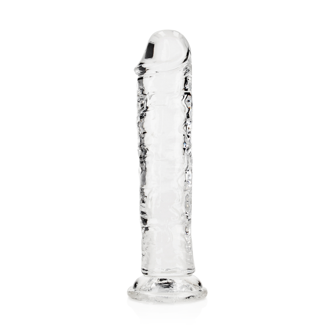 Gerader realistischer Dildo mit Saugnapf - 7'' / 18