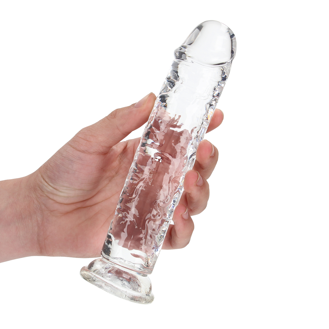 Gerader realistischer Dildo mit Saugnapf - 7'' / 18