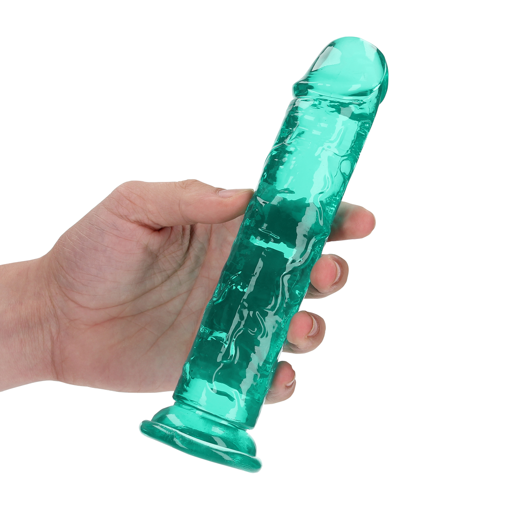 Gerader realistischer Dildo mit Saugnapf - 7'' / 18