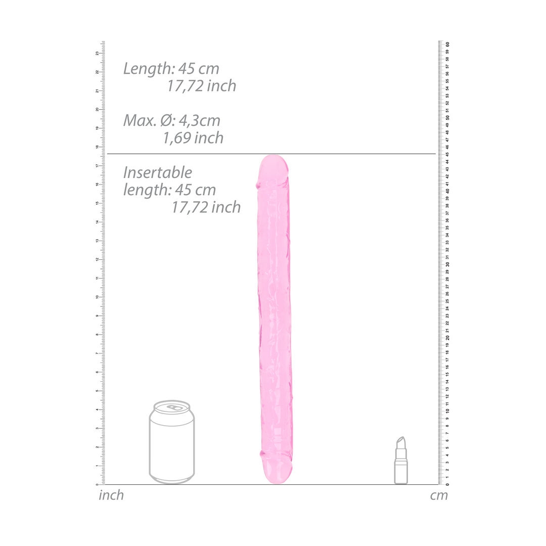 Realistischer Double Dong - 18'' / 45 cm