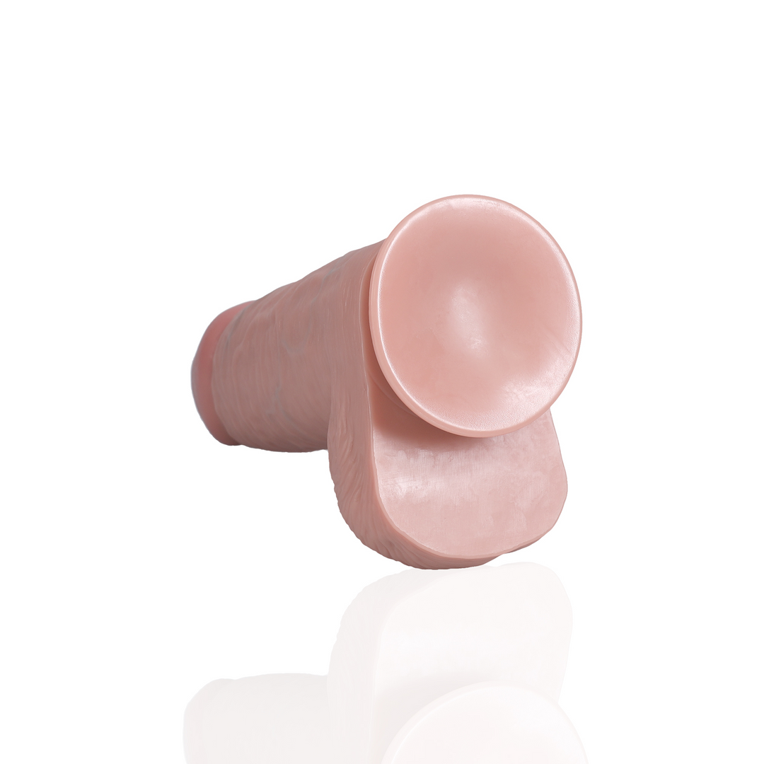Extra Dick Gerade mit Kugeln 8 / 20,3 cm - Fleisch