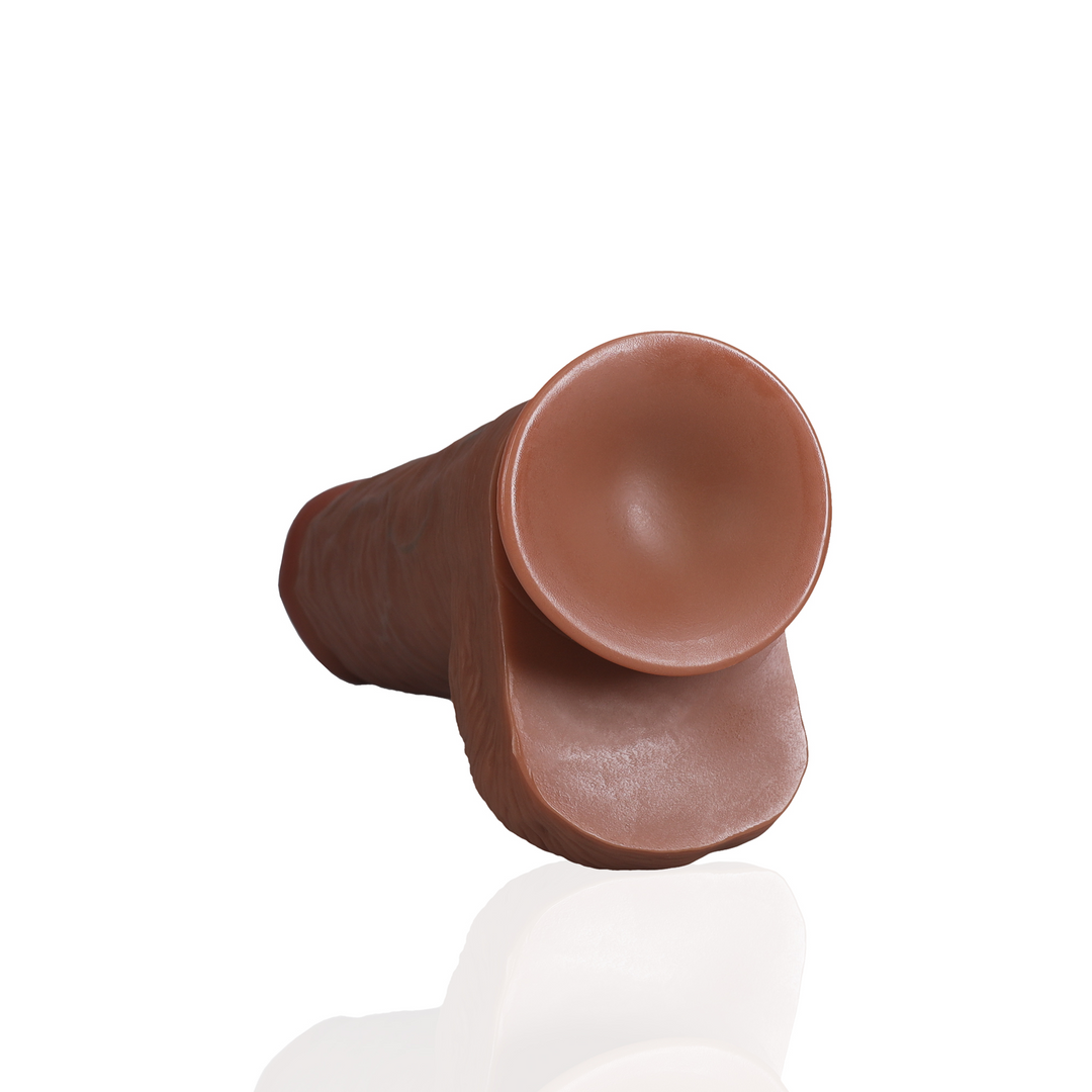 Extra Dick Gerade mit Kugeln 10 / 25,4 cm - Tan