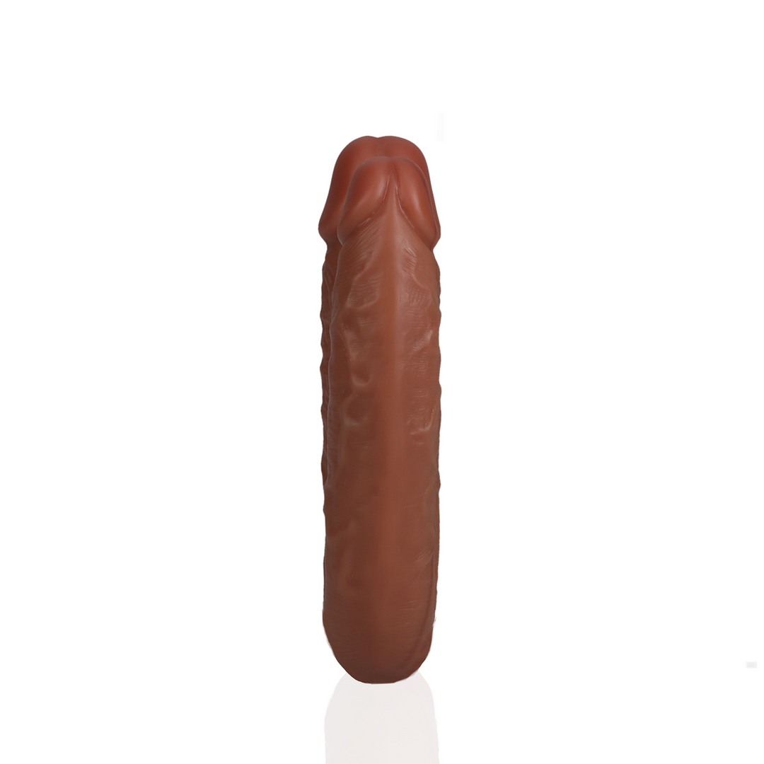 U-förmiger doppelter Dildo 5 / 12,7 cm - Tan