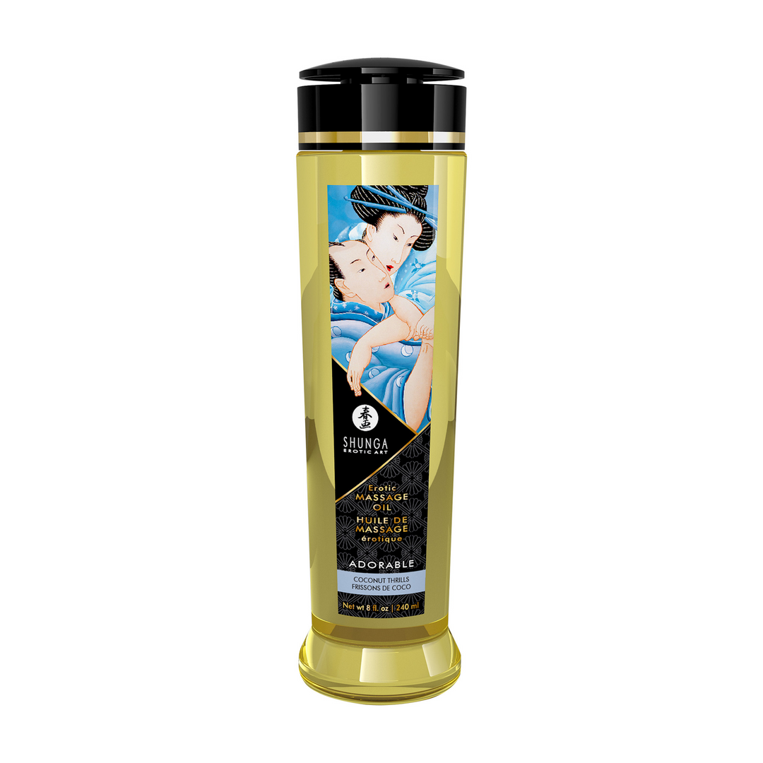 Erotisches Massageöl - Kokosnuss Abenteuer - 8 fl oz / 240 ml