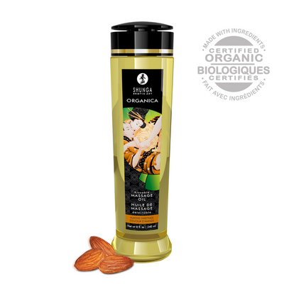 Organica Massageöl - Mandel Süße - 8 fl oz / 240 ml