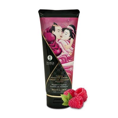 Kissable Massage Cream - Himbeer Gefühl - 7 floz / 200 ml