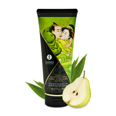 Kissable Massage Cream - Birne und exotischer grüner Tee - 7 fl oz / 200 ml