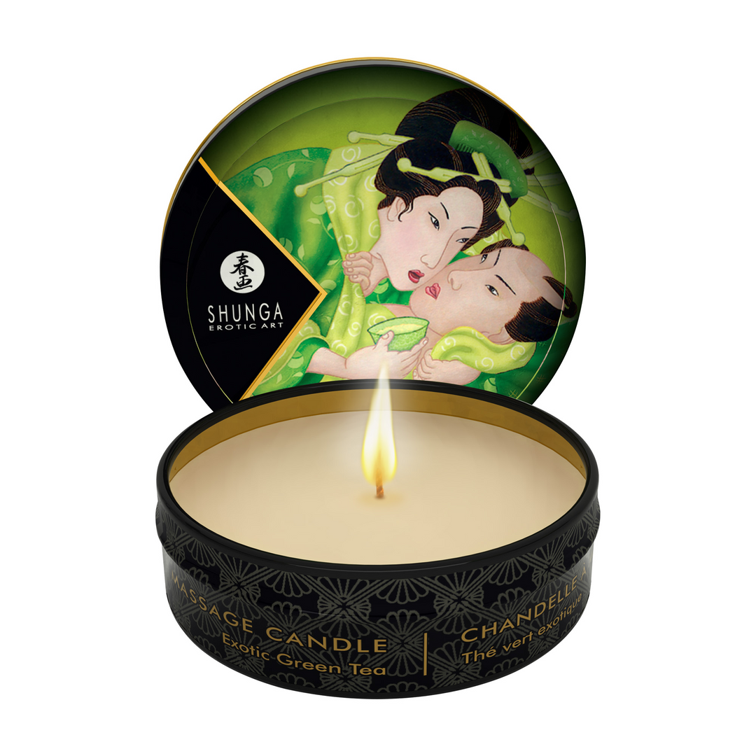 Mini Massage Kerze - Exotic Green Tea - 1 oz / 30 ml