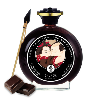 Essbare Körperfarbe - Aphrodisierende Schokolade - 3,5 fl oz / 100 ml