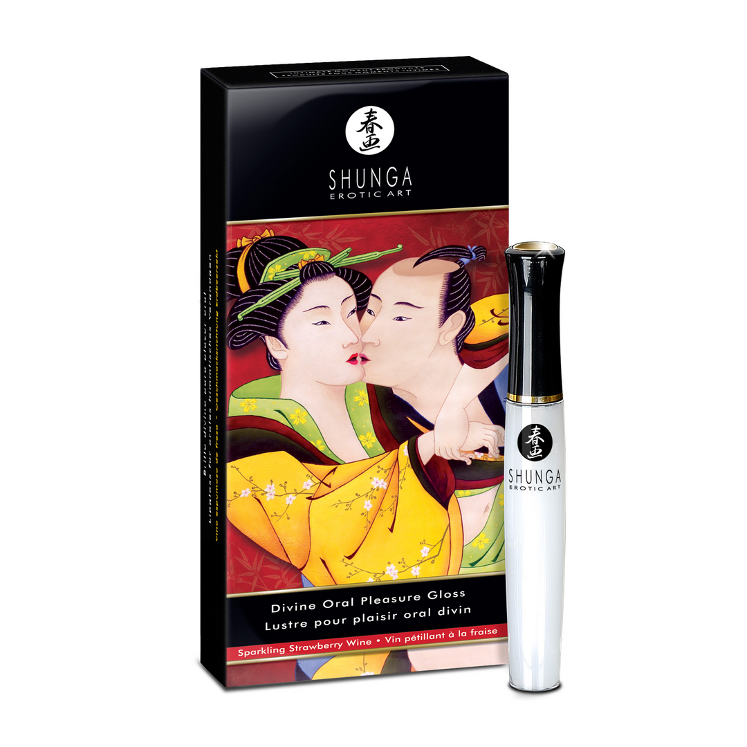 Göttlicher Oraler Lipgloss - Erdbeer Sekt - 0,33 fl oz / 10 ml
