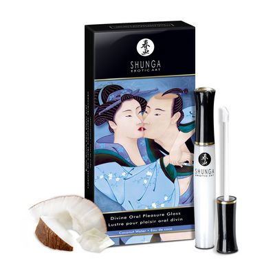 Göttlicher Oraler Lipgloss - Kokoswasser - 0,33 fl oz / 10 ml