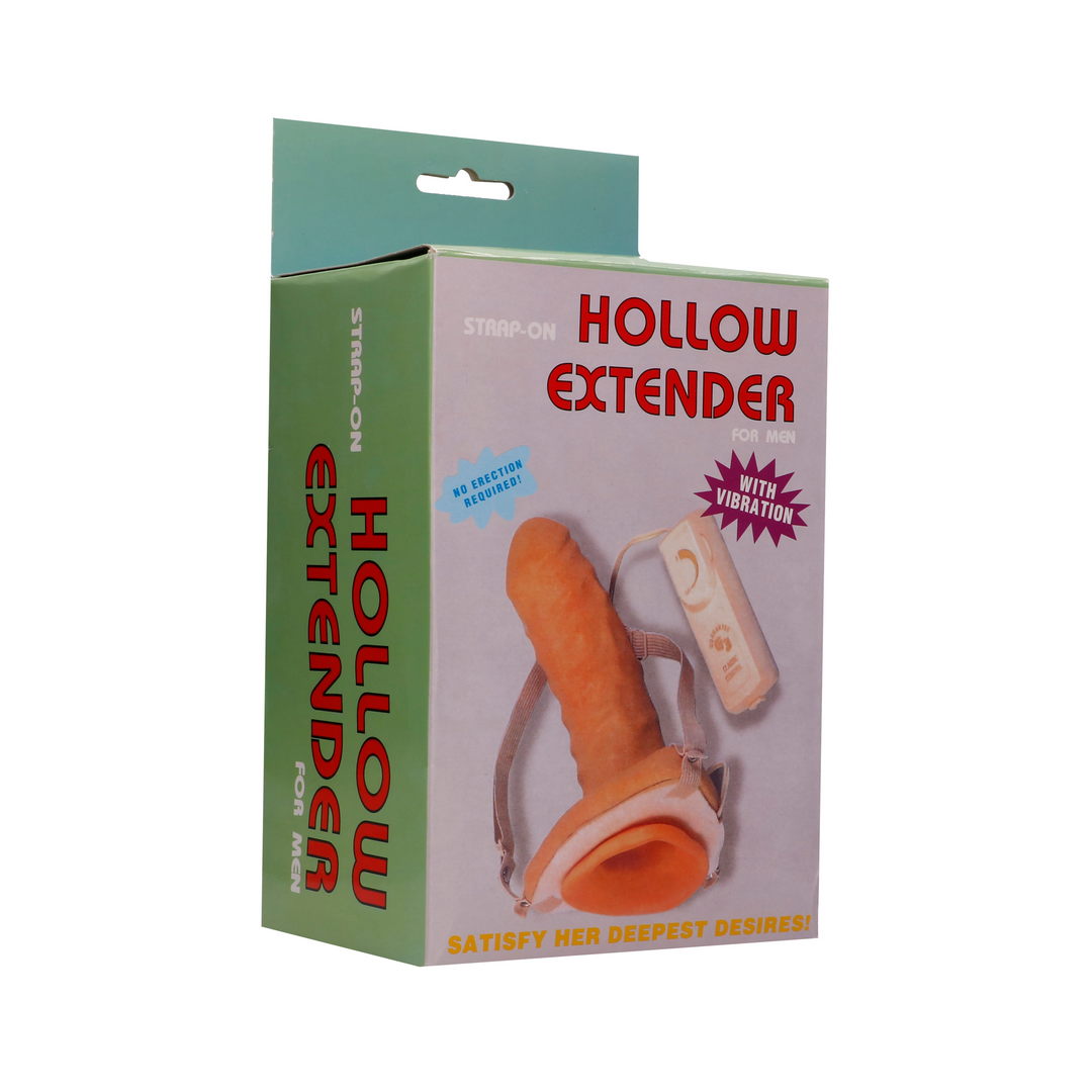 Hohl Vibrations Strap-On Verlängerung