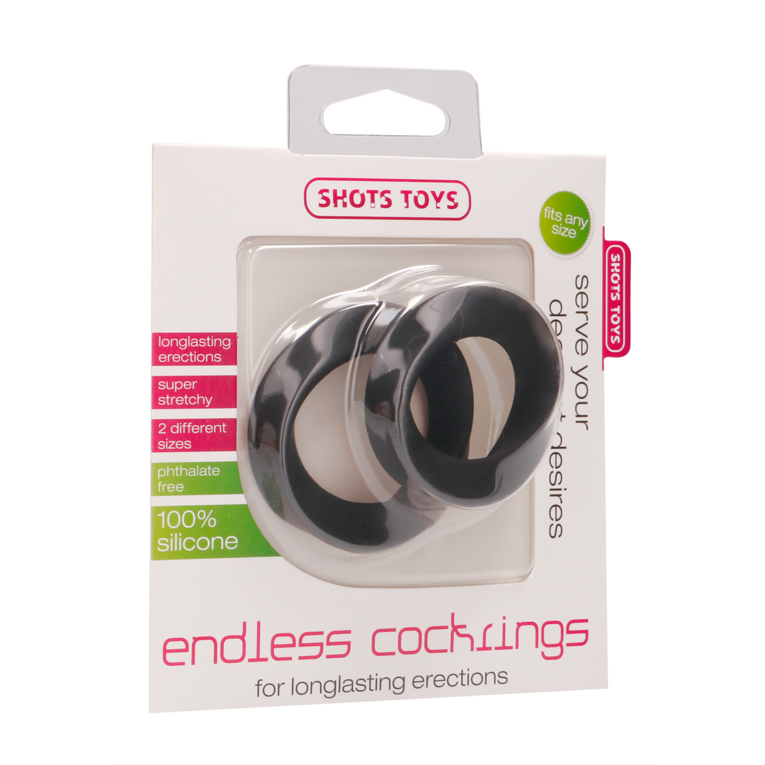 Endloser Cockring - Groß Mittel