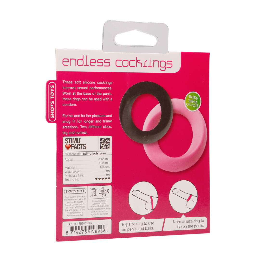Endloser Cockring - Groß Mittel