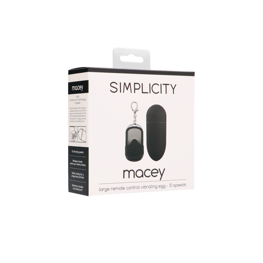 Macey - Vibrating Ei mit Fernbedienung