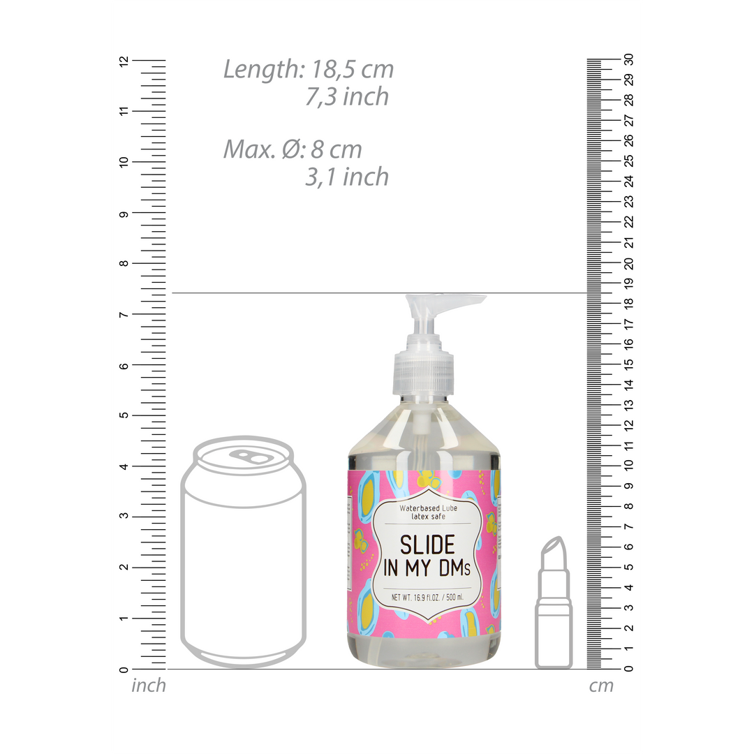 Slide In My DMs - Wasserbasierte Gleitmittel - 17 fl oz / 500 ml