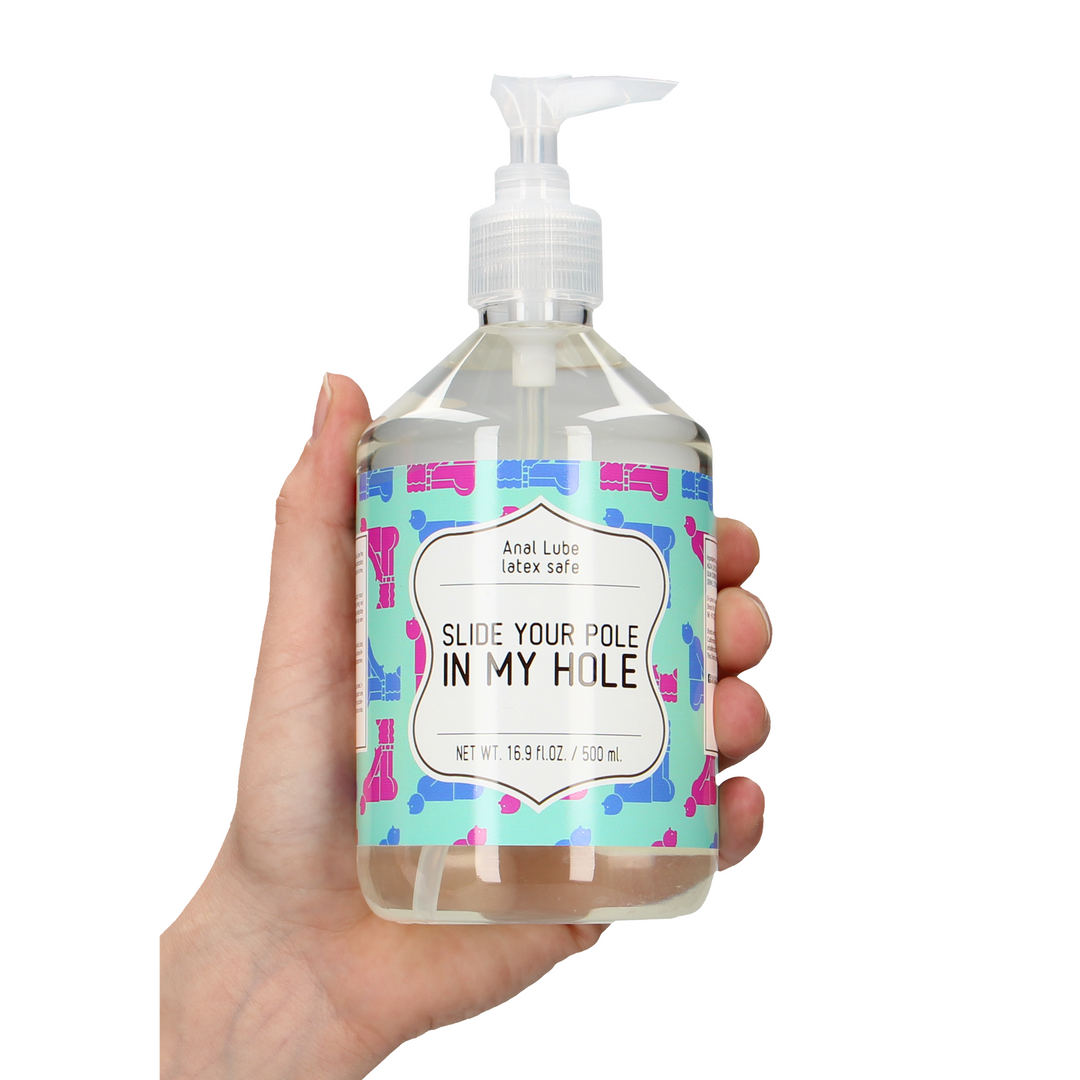 Rutsche deinen Stock in mein Loch - Wasserbasiertes Gleitmittel - 17 fl oz / 500 ml