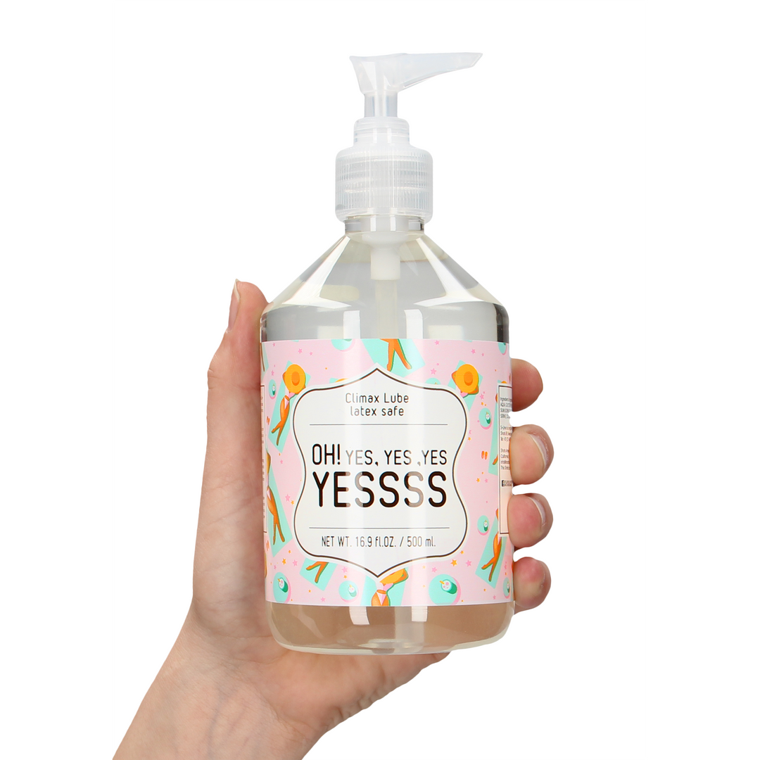 Climax Wasserbasierte Gleitmittel - OH Ja. Ja. Ja. JAAASS - 17 fl oz / 500 ml