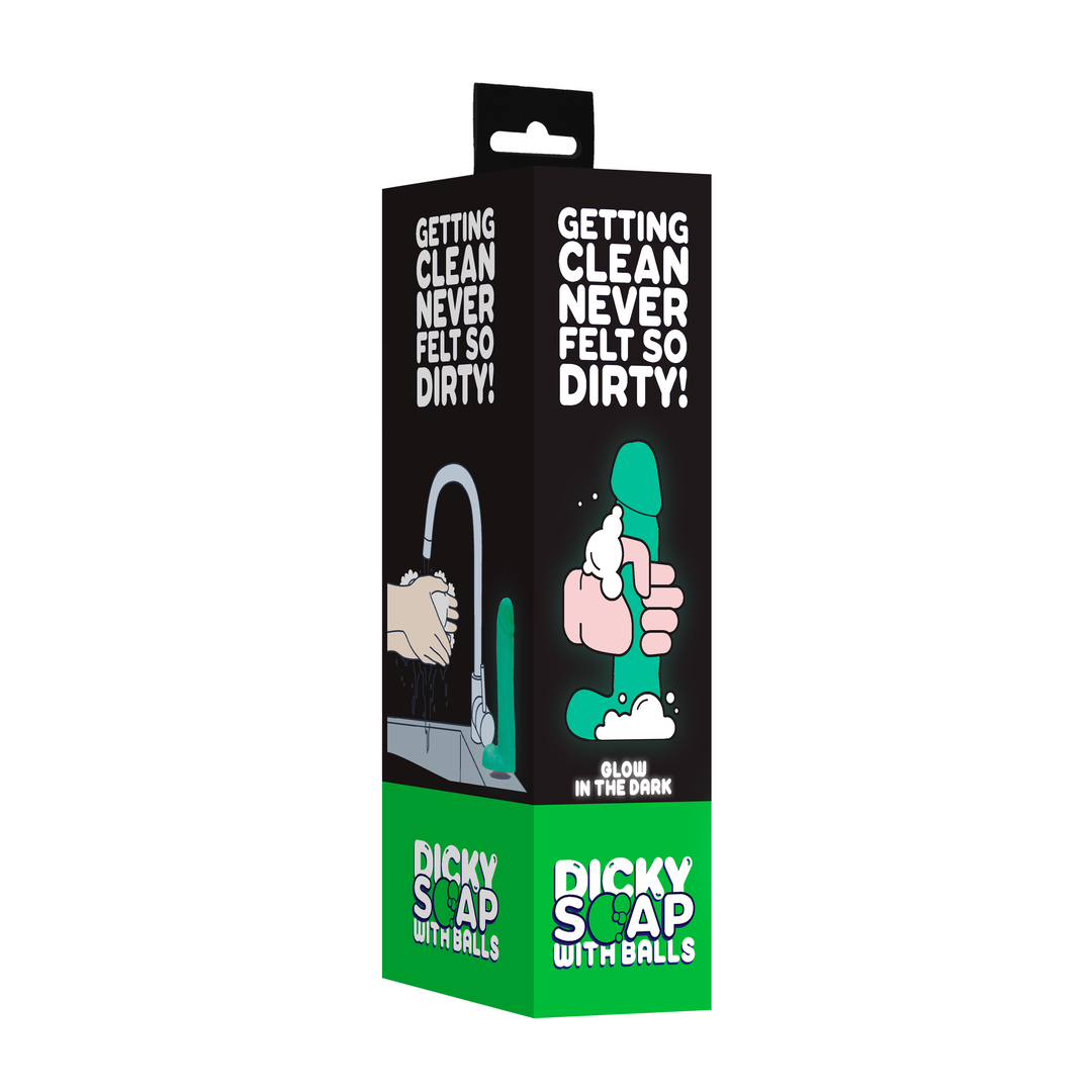 Leuchtende Dicky-Seife mit Bällen