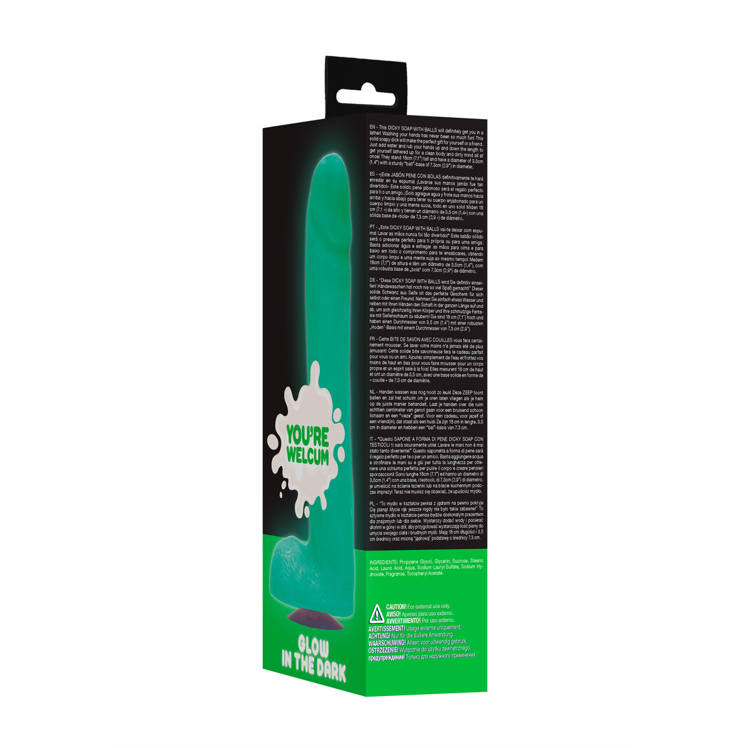 Leuchtende Dicky-Seife mit Bällen