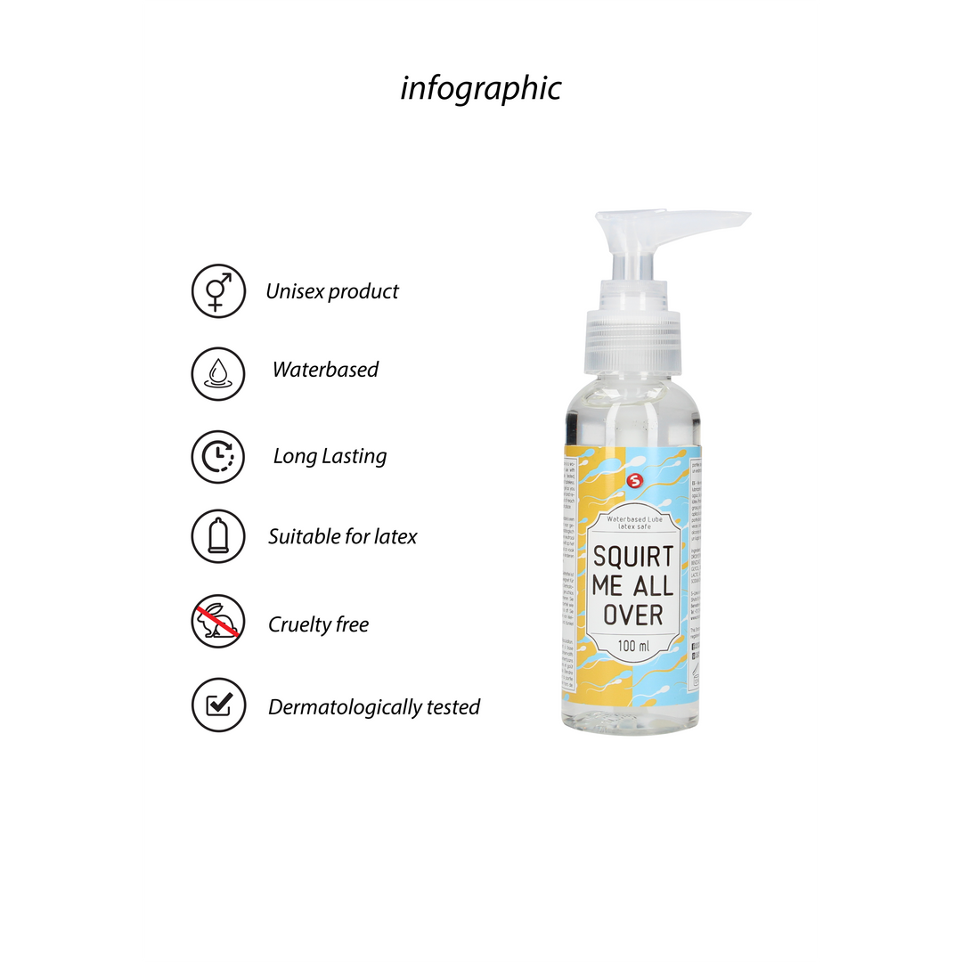 Spritz mich überall - wasserbasierte Gleitmittel - 3 fl oz / 100 ml