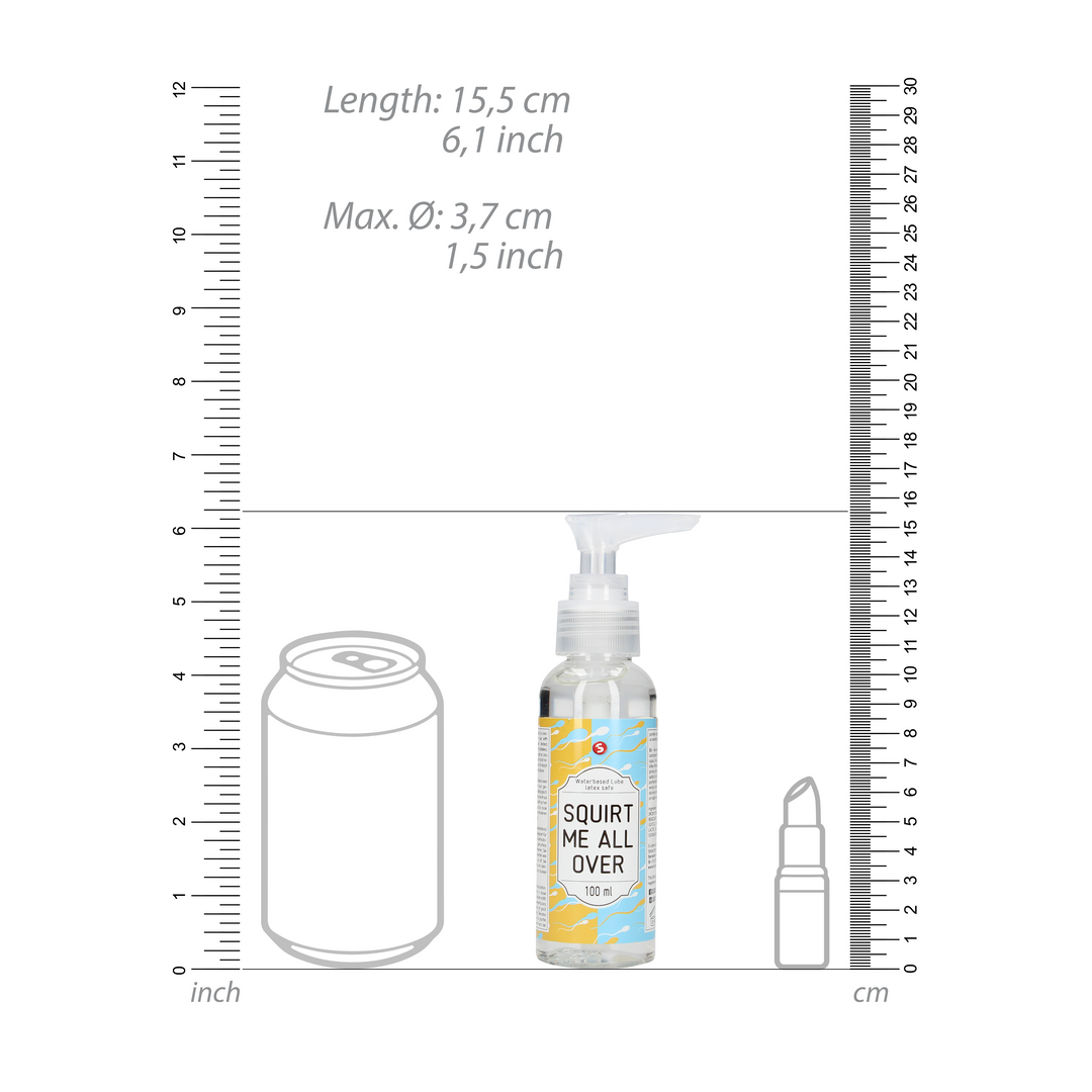 Spritz mich überall - wasserbasierte Gleitmittel - 3 fl oz / 100 ml