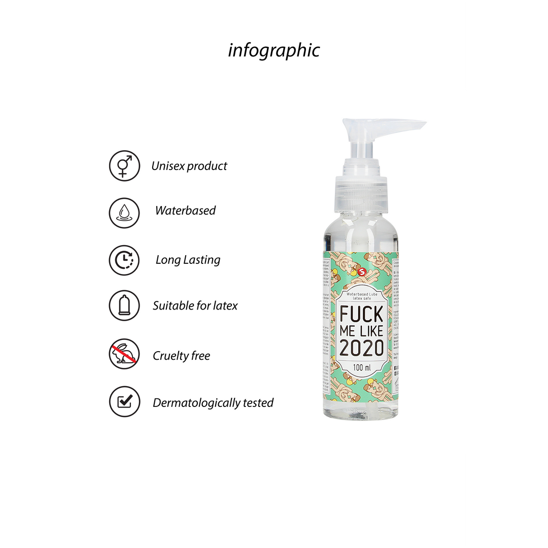 Fuck Me Like 2020 - Wasserbasierte Gleitmittel - 3 fl oz / 100 ml