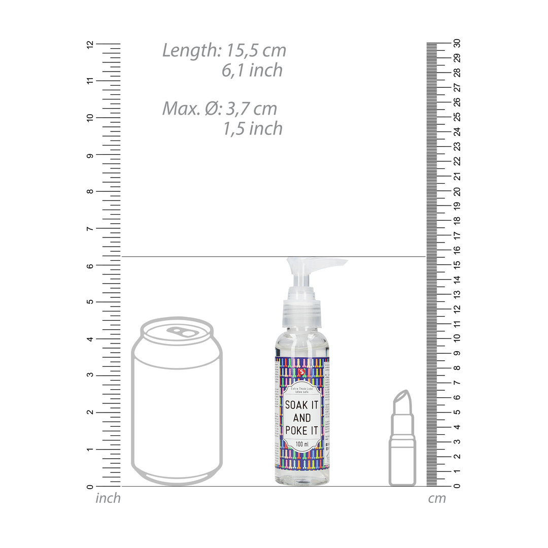 Soak It And Poke It - Extra Dickes Gleitmittel - 3 fl oz / 100 ml