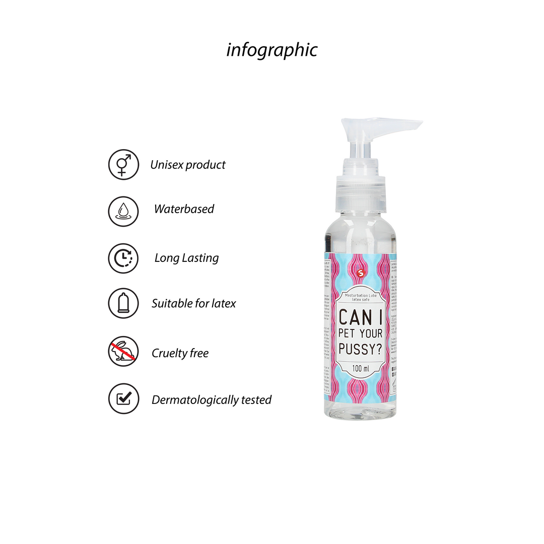 Kann ich deine Pussy streicheln? - Masturbationsgleitmittel - 3 fl oz / 100 ml