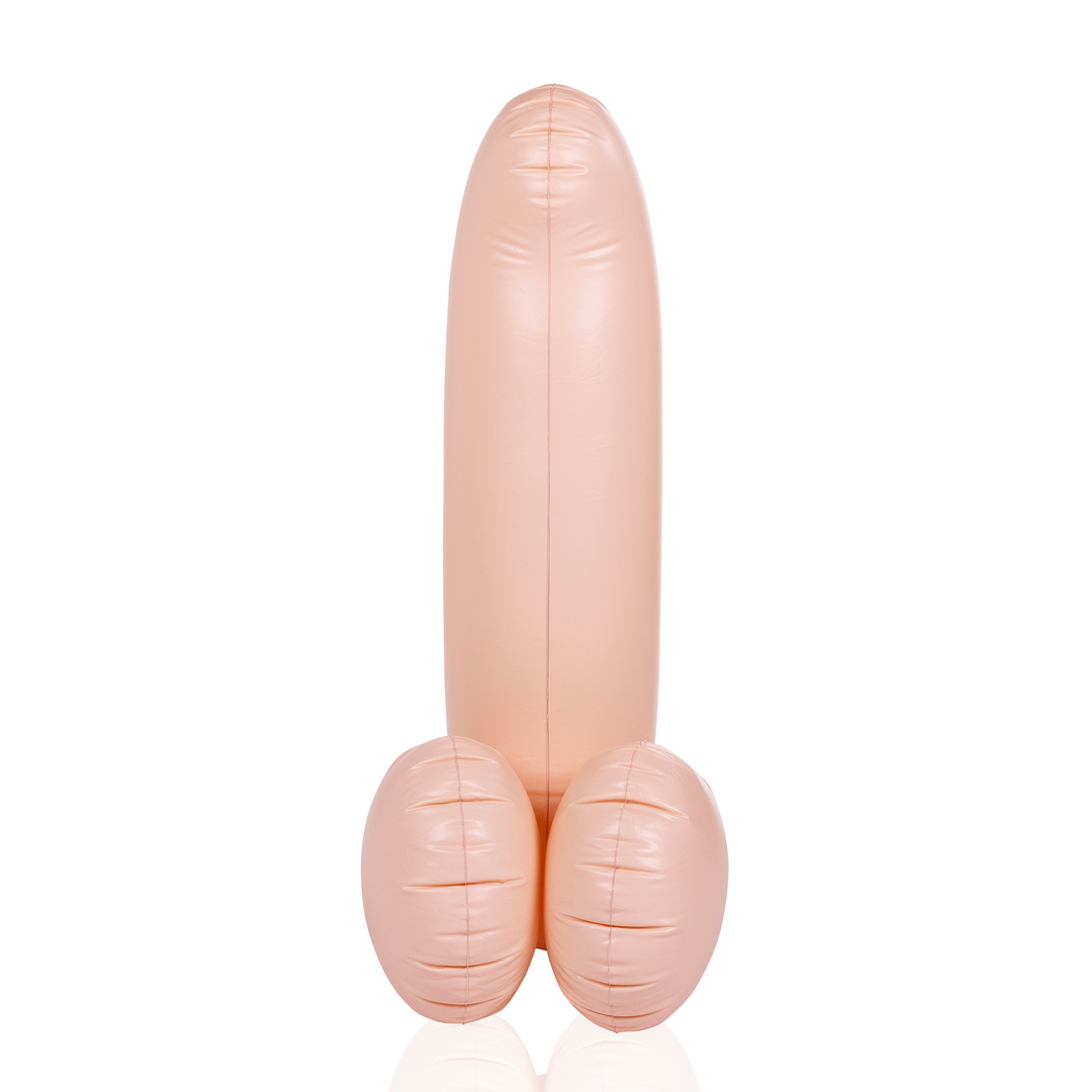 Aufblasbarer Schwanz - 32''/ 80 cm - Hautfarben