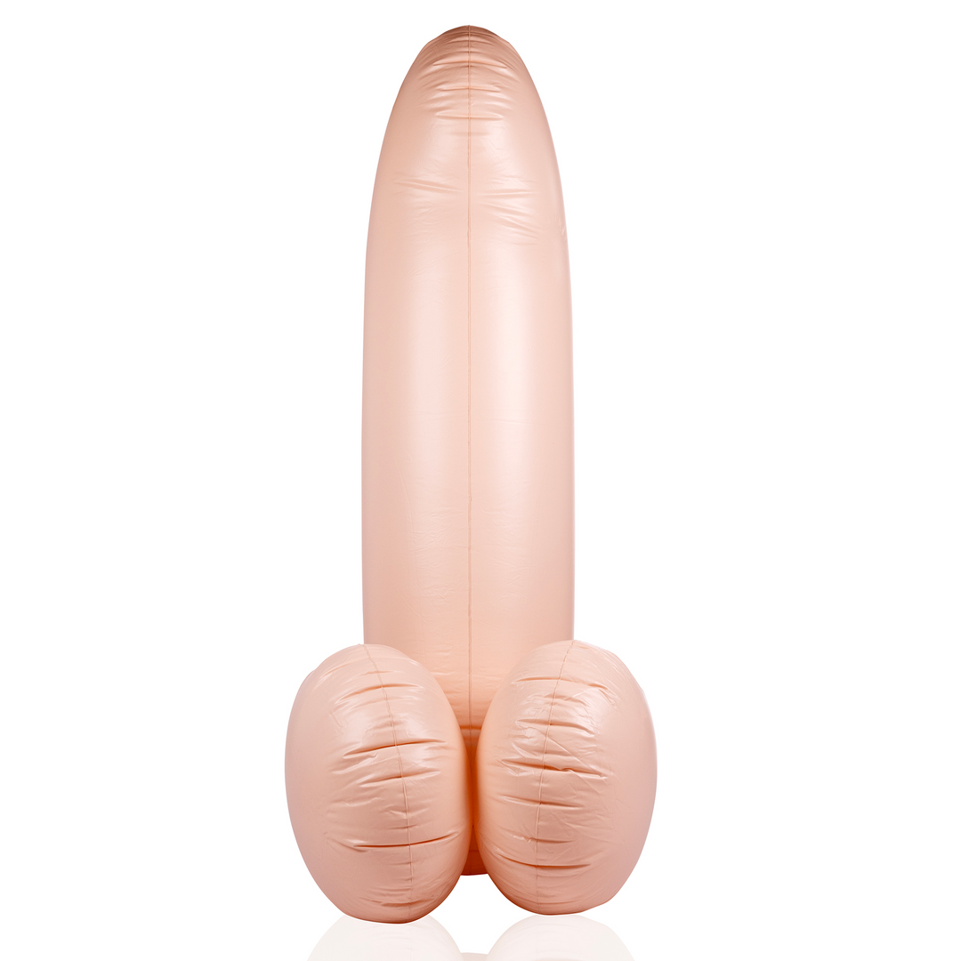 Aufblasbarer Schwanz - 55''/ 140 cm - Hautfarben