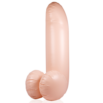 Aufblasbarer Schwanz - 55''/ 140 cm - Hautfarben