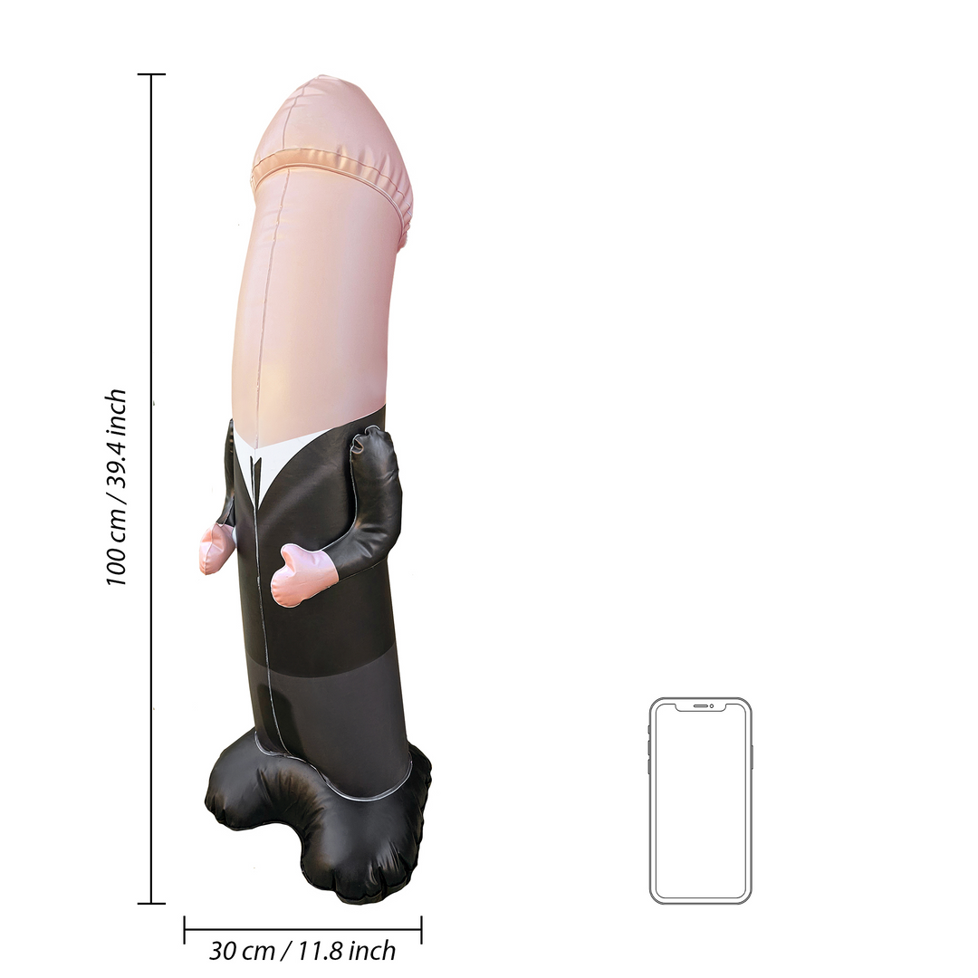 Aufblasbare Bräutigam Bop-Tasche