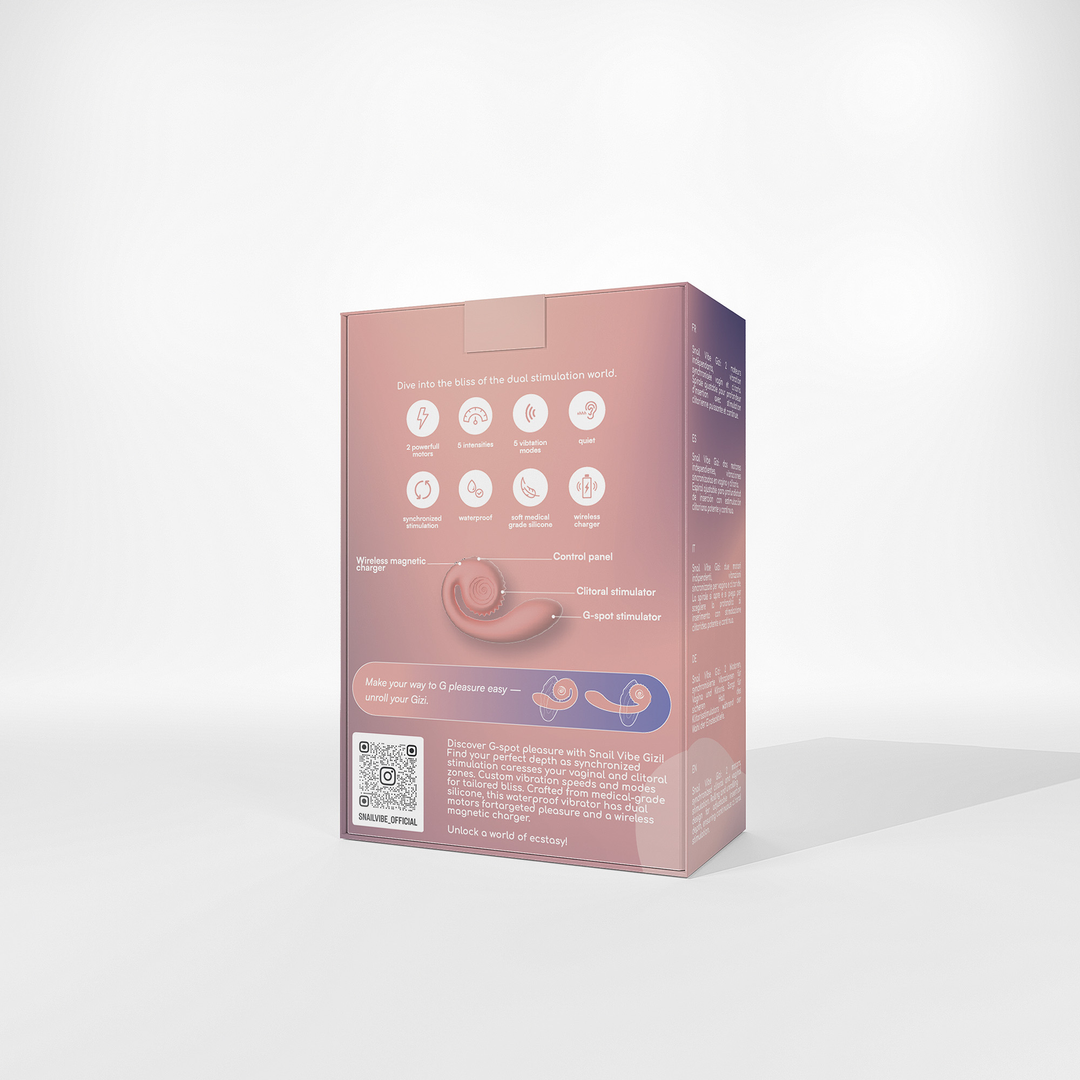 GIZI - Dual G-Spot Stimulator - Peachy Pink