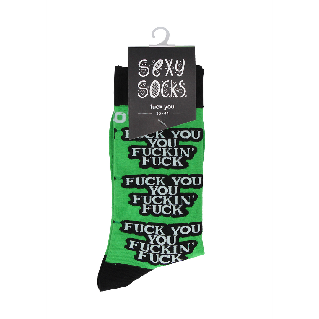 Fuck You Socken - US Größe 2-7,5 / EU Größe 36-41